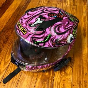 Sedici Strada II Horta Pink Size Small with Ride Kingz Bluetooth com included